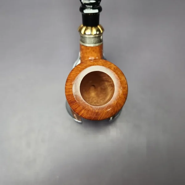 Don Carlos Melos 3 Note Smooth Pot Estate Briar Pipe, Unsmoked - Image 7