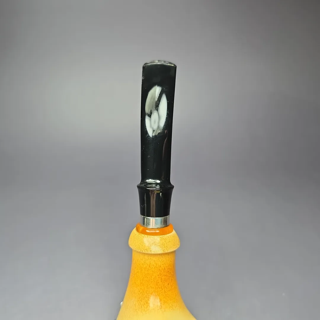 IMP Magnum Smooth Freehand w/ Silver Estate Block Meerschaum Pipe - Image 7