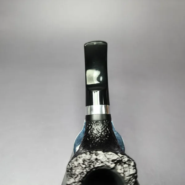 Morgan BlackJack 31 Sandblasted Panel Horn Briar Pipe, New - Image 7