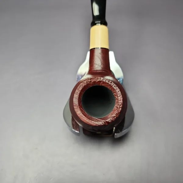 MBSD Briars by Piero Vitale Sandblasted Author w/ Boxwood Briar Pipe, New - Image 7