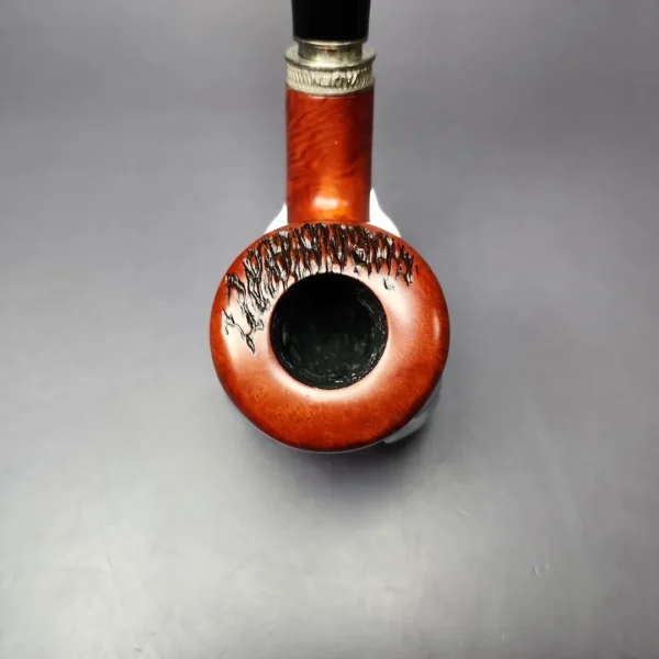 Vauen by Barontini 415 Partially Rusticated Dublin Estate Briar Pipe, Unsmoked, 9mm - Image 7