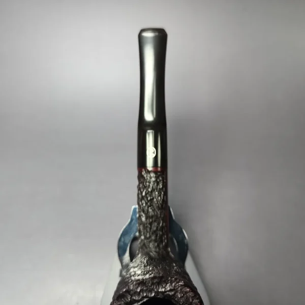 James Upshall Bark Group 5 Rusticated Dublin Estate Briar Pipe, Unsmoked - Image 7