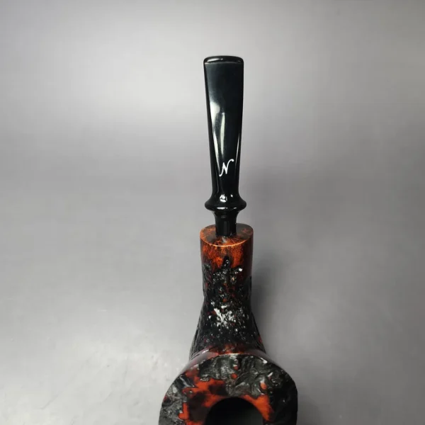 Nording Partially Rusticated Freehand Sitter Estate Briar Pipe, Unsmoked - Image 7