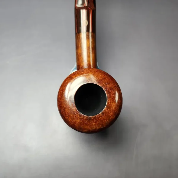 James Upshall Empire Series Tradition Magnum Smooth Rhodesian w/ Cumberland Estate Briar Pipe, Unsmoked - Image 7