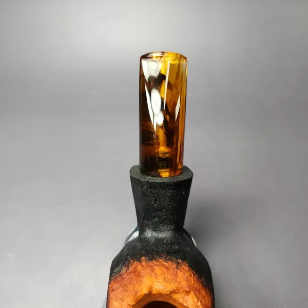 Peter Toth Flame-blast Faceted Freehand Handmade Briar Pipe, New - Image 7