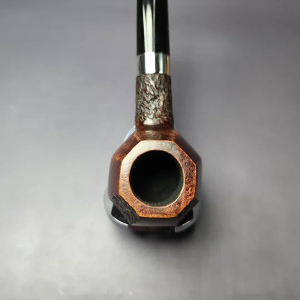 Ferndown Bark *** Partially Rusticated Brandy Estate Briar Pipe, English Estates - Image 7