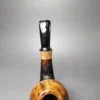 Nathan Armentrout Partially Sandblasted "Rad Davis Rhodesian" Handmade Briar Pipe, New - Image 8