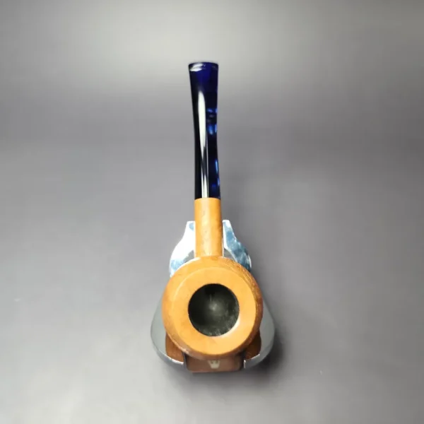 Eclesias Pipes Partially Sandblasted Prince Handmade Briar Pipe, New - Image 8