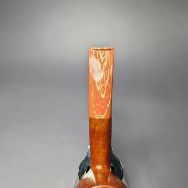 Ian Barnes Smooth Bent Billiard Estate Briar Pipe, Unsmoked - Image 8