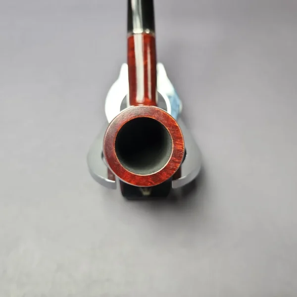 Georg Jensen Rubin 05 Smooth Billiard w/ Silver Estate Briar Pipe, Unsmoked - Image 8