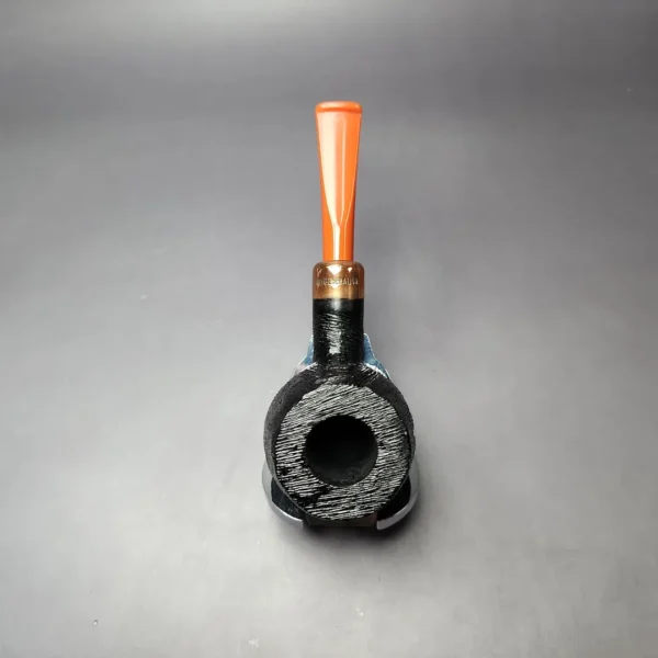 4th Generation (by Ascorti) Forza Primivito 1931 Rusticated Pot Estate Briar Pipe, Unsmoked - Image 8