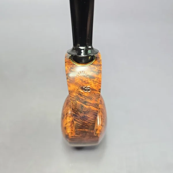 Robertson Pipes Smooth Disc Blowfish Handmade Briar Pipe, New - Image 8