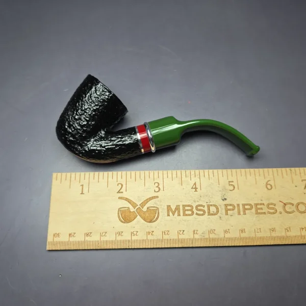 Savinelli 2025 Saint Nicholas 621 KS Rusticated Bent Dublin Briar Pipe, 6mm, New - Image 8