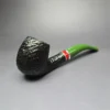 Savinelli 2025 Saint Nicholas 602 KS Rusticated Bent Billiard Briar Pipe, 6mm, New - Image 8