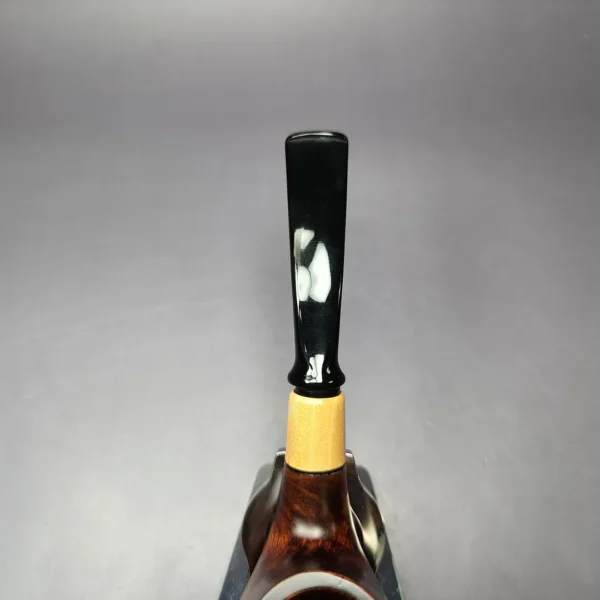 MBSD Briars by Piero Vitale Smooth Brandy w/ Olivewood Briar Pipe, New - Image 8