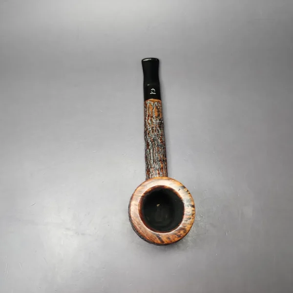 Thorburn Clark Special XL Rusticated Lumberman Estate Briar Pipe, English Estates - Image 8