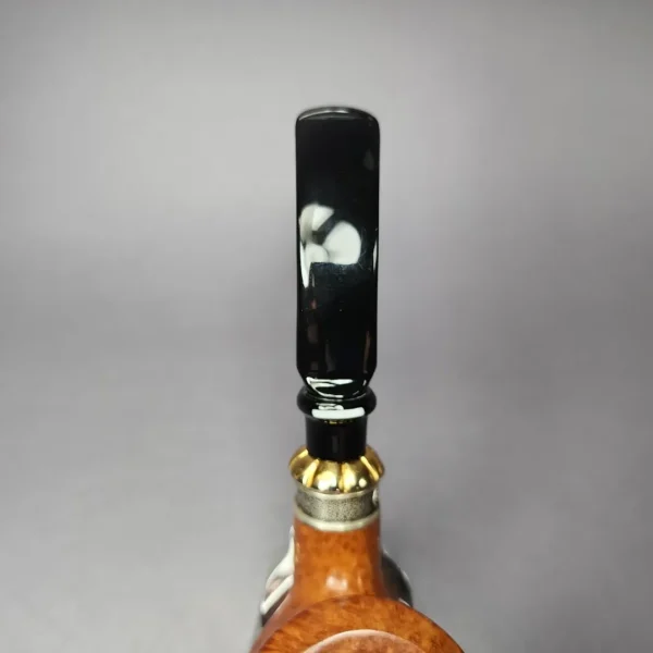 Don Carlos Melos 3 Note Smooth Pot Estate Briar Pipe, Unsmoked - Image 8