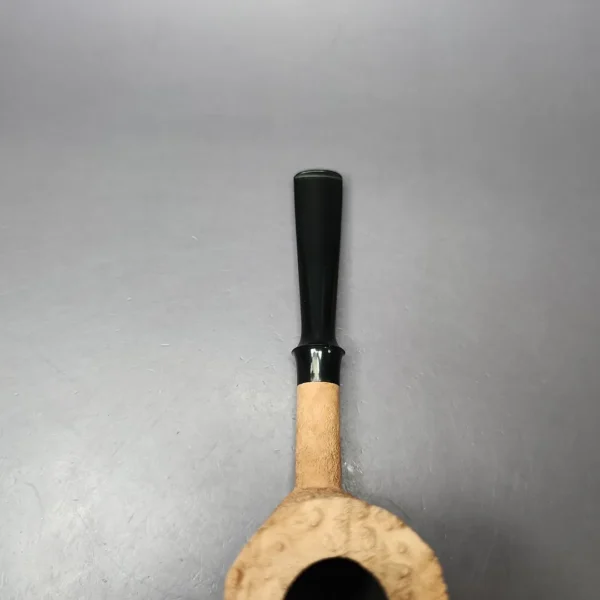 Pipe Tristan Natural Sandblasted Dublin Sitter Handmade Briar Pipe, New - Image 8