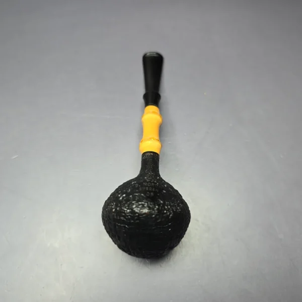 Bo Nordh 2005 Sandblasted Nut w/ Bamboo Estate Briar Pipe, Unsmoked - Image 8