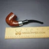 Kaywoodie Pre-1955 Super Grain Chesterfield Smooth Bent Billiard Estate Briar Pipe, American Estates - Image 8
