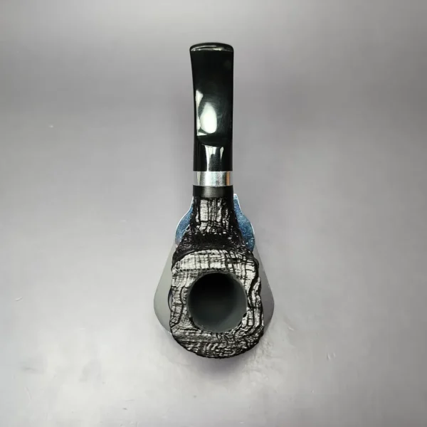 Morgan BlackJack 31 Sandblasted Panel Horn Briar Pipe, New - Image 8