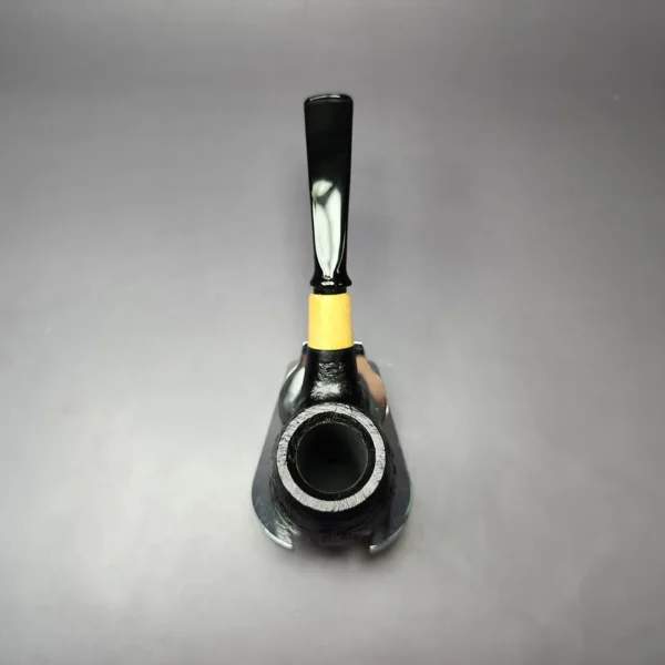MBSD Briars by Piero Vitale Sandblasted Brandy w/ Boxwood Briar Pipe, New - Image 8