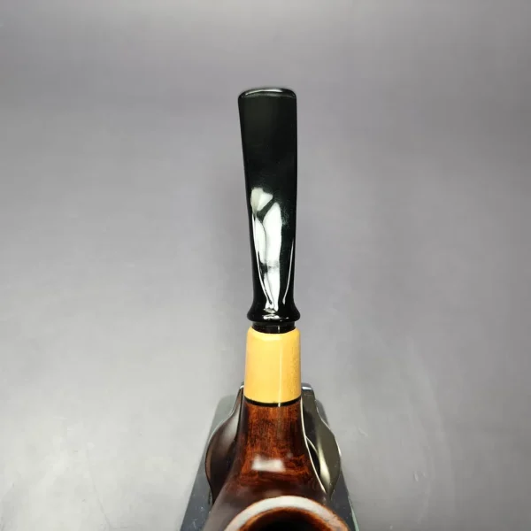 MBSD Briars by Piero Vitale Smooth Brandy w/ Olivewood Briar Pipe, New - Image 8