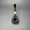 MBSD Briars by Piero Vitale Black Rusticated Author w/ Boxwood Briar Pipe, New - Image 8