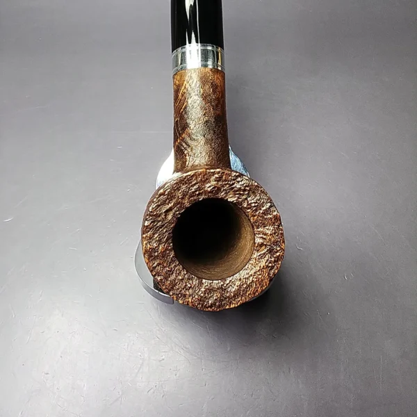 Chacom Maigret 1201 Sandblasted Large Billiard Estate Briar Pipe, Unsmoked - Image 8