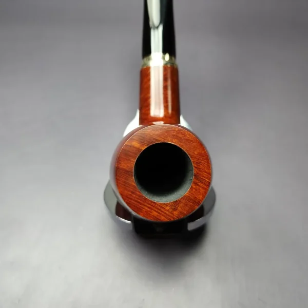 Vauen 3211 Smooth Billiard w/ Brass Estate Briar Pipe, Unsmoked, 9mm - Image 8