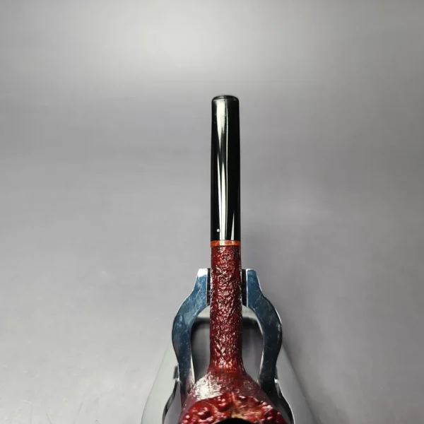 Chris Morgan Signature Slender Sandblasted Dublin Estate Briar Pipe, American Estates - Image 8