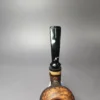 Nording Nosewarmer Partially Rusticated Apple Estate Briar Pipe, Unsmoked - Image 8