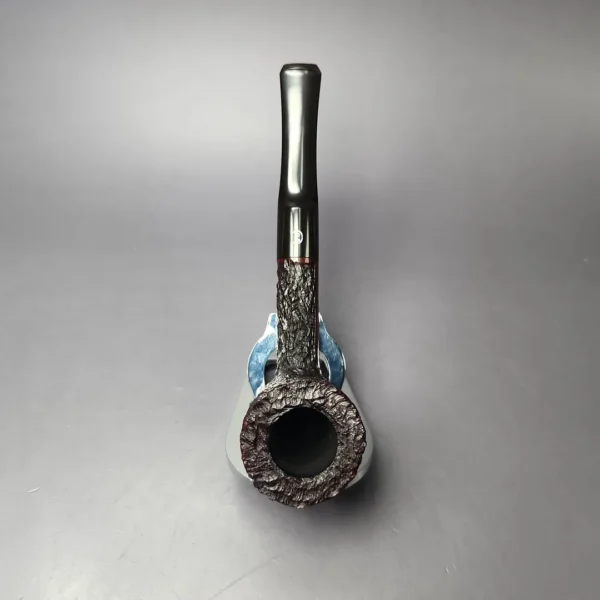 James Upshall Bark Group 5 Rusticated Dublin Estate Briar Pipe, Unsmoked - Image 8