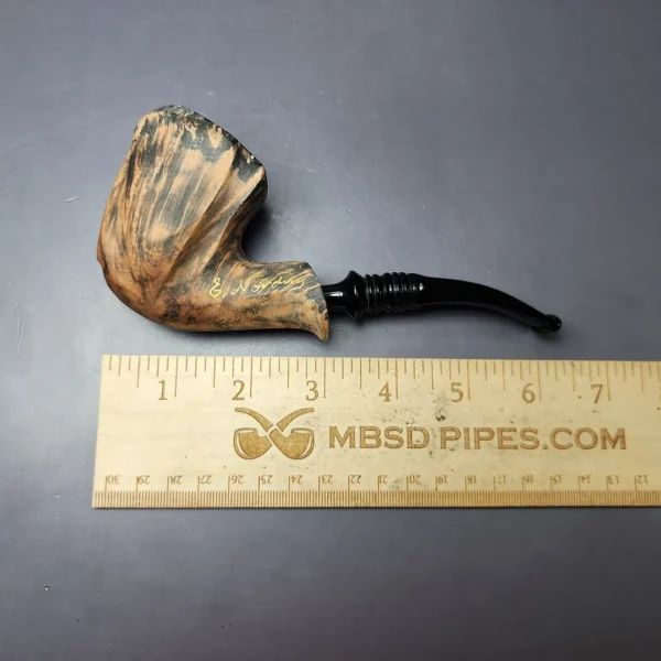 Nording Signature Matte Smooth Freehand Estate Briar Pipe, Unsmoked - Image 8