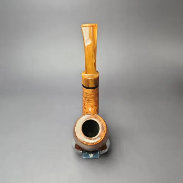 Nording B Giant Smooth Bent Billiard Estate Briar Pipe, Unsmoked - Image 8