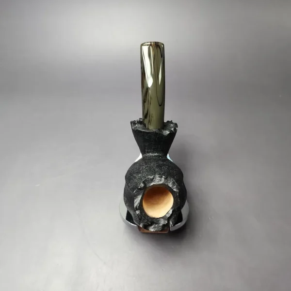 Petr Toth Black-blast Fluted Freehand Handmade Briar Pipe, New - Image 8