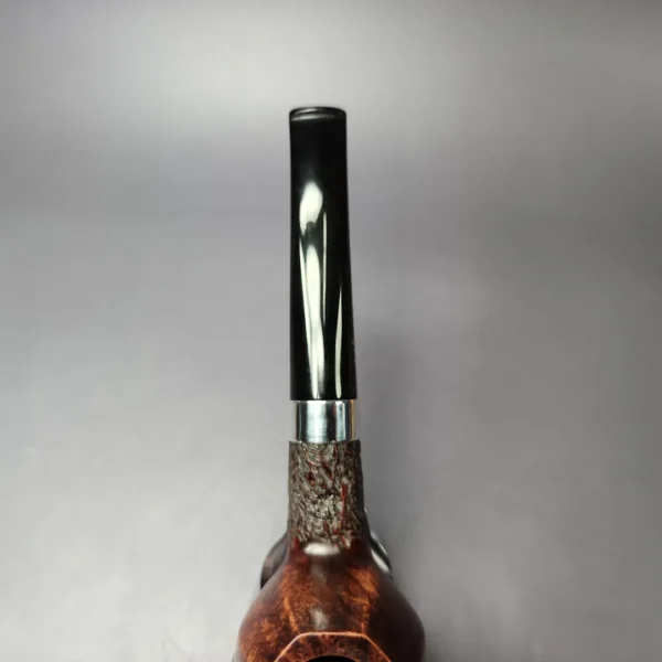 Ferndown Bark *** Partially Rusticated Brandy Estate Briar Pipe, English Estates - Image 8