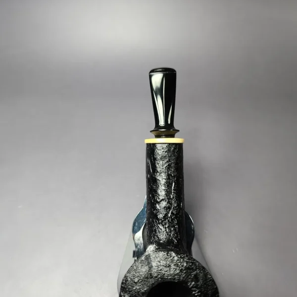 Nathan Armentrout Sandblasted Long Shank Dublin w/ Mammoth Briar Pipe, New - Image 9