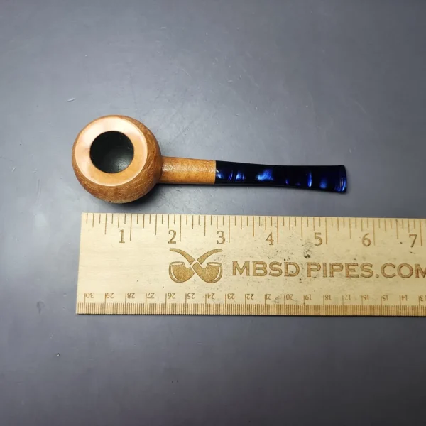 Eclesias Pipes Partially Sandblasted Prince Handmade Briar Pipe, New - Image 9
