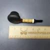 Md. Angga Wire Rusticated Pot w/ Bamboo & Ivorite Handmade Briar Pipe, New - Image 9