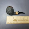 Elena Doroshenko Rusticated Brandy w/ Masur Birch Estate Briar Pipe, Other Estates - Image 9