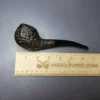 Sam Learned 2001 Crescent Grade Rusticated Hawkbill Estate Briar Pipe, American Estates - Image 9