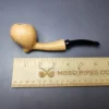 Eclesias Pipes Natural Sandblasted Acorn Handmade Briar Pipe, New - Image 9
