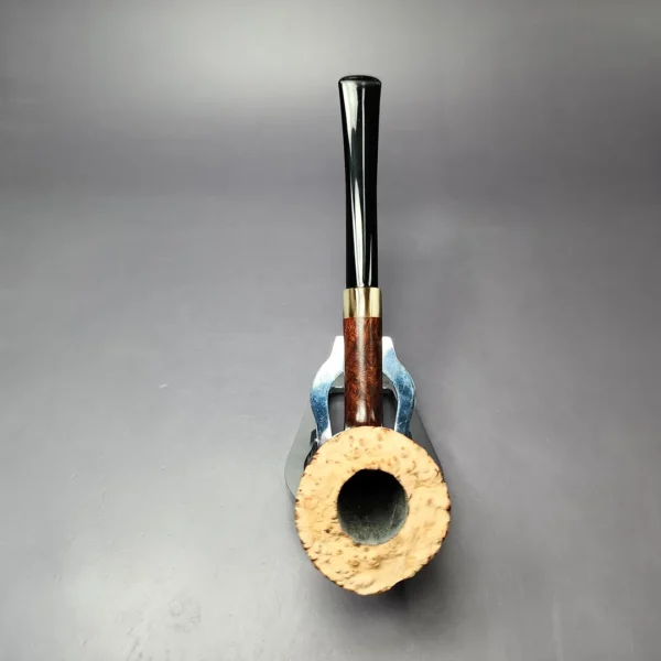 Bruno Nuttens Hand Made Grade AA Twiggy w/ Horn Estate Briar Pipe, Unsmoked - Image 9