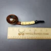 HS Studio Signature Grade Smooth Tomato w/ Bamboo Estate Briar Pipe, Unsmoked - Image 9