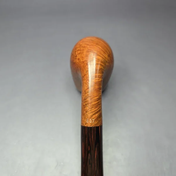 Chacom Havane 857 Smooth Bent Billiard w/ Cumberland Estate Briar Pipe, Unsmoked - Image 9