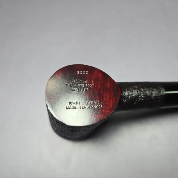 Dunhill 2023 Shell Briar 5222 Sandblasted Poker Estate Briar Pipe, Unsmoked - Image 9