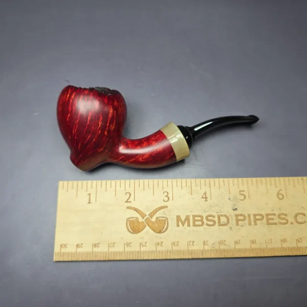 Jonas Rosengren Smooth Tipsy Acorn Sitter Estate Briar Pipe, Unsmoked - Image 9