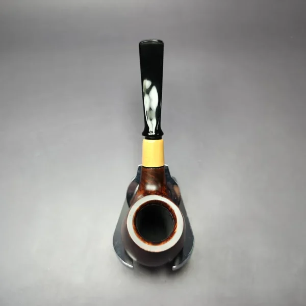 MBSD Briars by Piero Vitale Smooth Brandy w/ Olivewood Briar Pipe, New - Image 9