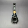 MBSD Briars by Piero Vitale Rusticated Author w/ Boxwood Briar Pipe, New - Image 9